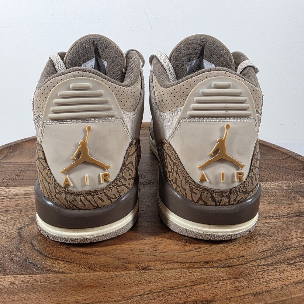 Jordan 3 Retro Low Palomino Womens Brown White Size 7.5 Shoes Sneakers - Picture 5 of 13